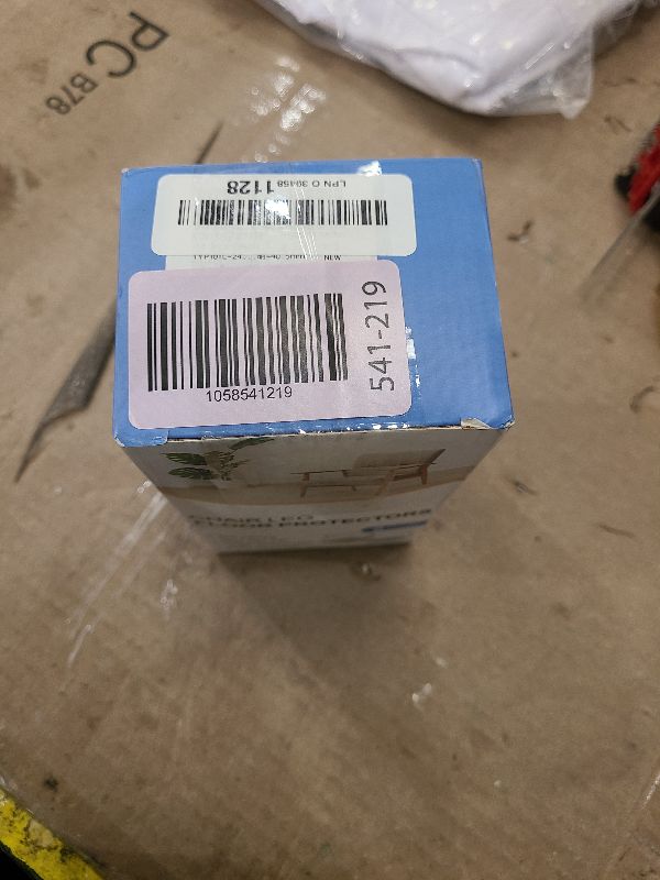 Photo 1 of 24 Pcs Chair Leg Floor Protectors for Hardwood Floors Silicone Covers to Protect Wood Tile Floors Felt Pads Furniture Leg Caps Anti-Scratch Reduce Noise (Fit:1.3"-2")