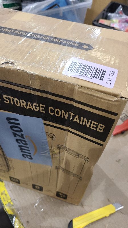 Photo 1 of **31.19** Airtight Food Storage Containers Set with Lids - 24 PCS, BPA Free Kitchen and Pantry Organization, Plastic Leak-proof Canisters for Cereal Flour & Sugar - Labels & Marker(Grey)