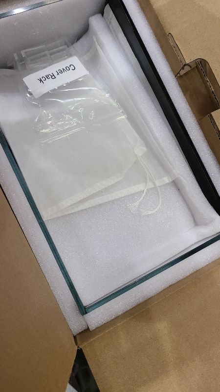 Photo 1 of 3 Gallon Nano Fish Tank with Filter, Led Light, Gravel, Stone, Aquascape Starter Aquarium Set, Betta Fish Tank (30x18x20cm,11L)