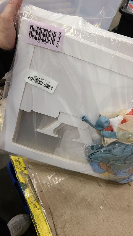 Photo 1 of 153pcs Dusty Blue Balloon Baby Shower Decorations for Boy, Blue Balloon Arch Kit Baby Boxes with Letter (A-Z+Baby) for Boho Baby Shower Boy Birthday Gender Reveal Party Supplies