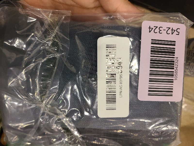 Photo 1 of 2Pcs Plastic Bag Holder Nylon Mesh Grocery Bag Holder Hanging Storage Bag Dispenser Reusable Trash Bag Organizer for Home & Kitchen,Black