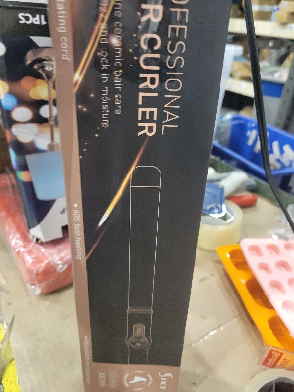 Photo 1 of 1 1/4 Inch Curling Wand Ceramic Long Barrel,1.25 Inch Curling Wand Iron for Long Hair,Dual Voltage Hair Curling Wand