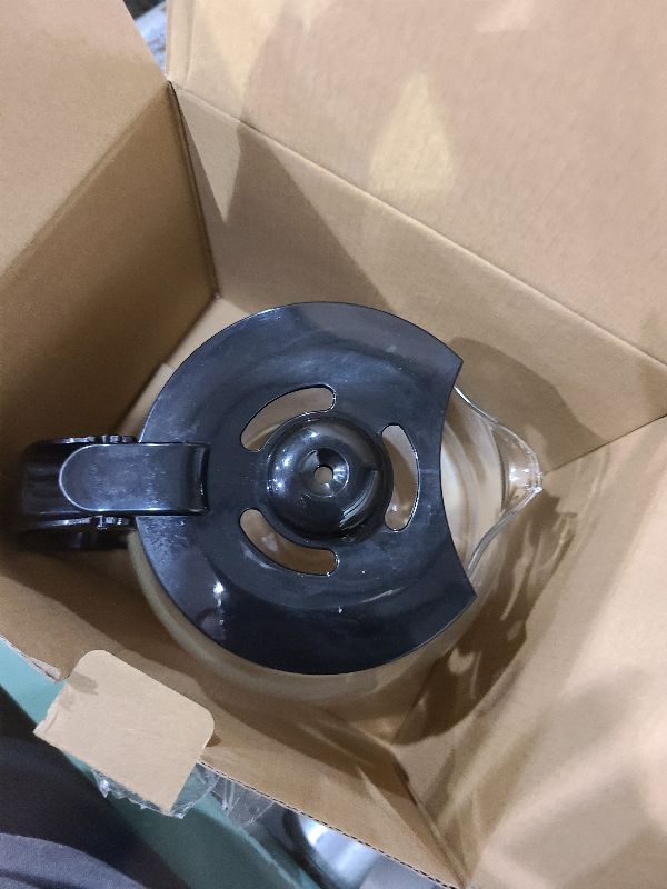 Photo 1 of 12-Cup Glass Coffee Carafe Replacement Pot Compatible with Hamilton Beach FlexBrew 12 Cup Coffee Maker 49902, 49904, 49915, 49905, 49317, 49467, 49611