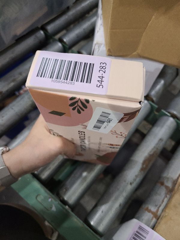 Photo 1 of 10 Inch Baby-Pink Taper Candles for Home Decoration, 10 Pack Unscented Candlesticks for Dinner Wedding Party, Smokeless and Dripless Candle Sticks