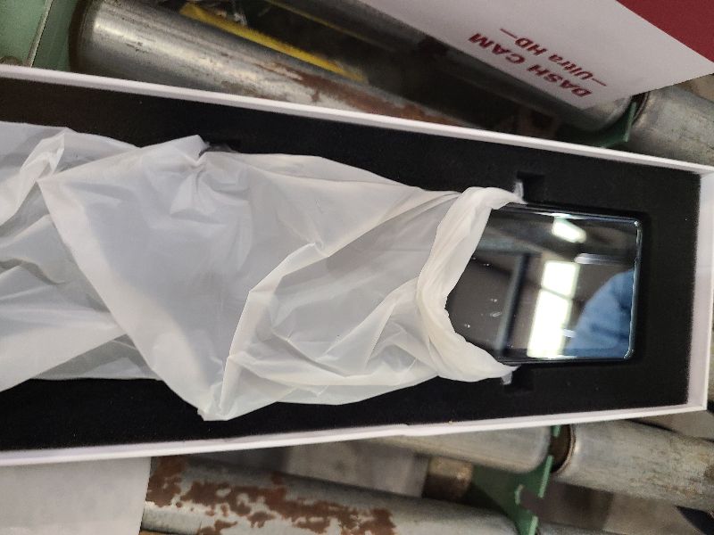 Photo 1 of 3 Channel Mirror Dash Cam, Aprilboy 12" Triple Rear View Mirror with Front 4K, Inside and Rear 1080P Cameras with 5.8GHz WiFi, G-Sensor, Night Vision, Reverse Assist, Parking Monitoring