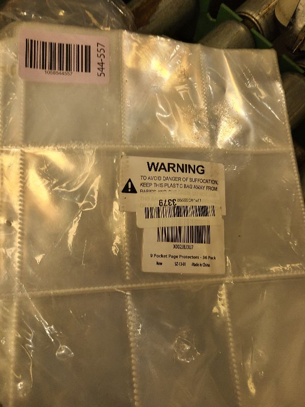 Photo 1 of 36 Pack 9 Pocket Page Protectors, Sooez Trading Card Sleeves for 3 Ring Binder, Baseball Cards Holder, Protective Pages Sheets for Binders Album, Fit for YuGiOh, MTG, Game, Business & Sports Cards