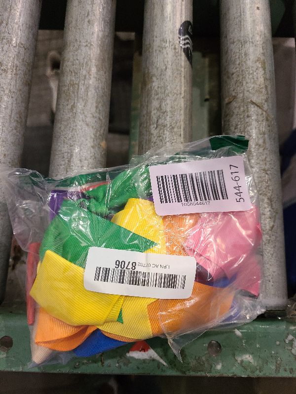 Photo 1 of 12-Pcs 5-Inch Large Grosgrain Ribbon Cheer Bows with Alligator Hair Clips - Stylish Hair Accessories for Little Girls, Teens, and Cheerleaders