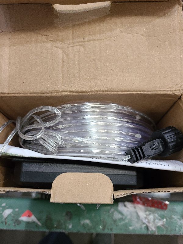 Photo 1 of 33FT Rope Lights Outdoor Color Changing, Warm White Rope Lighting 100 LED String Lights Plug in with Remote, 30 Colors Rope Light for Indoor Garden Patio Camping Room Landscape Tree Christmas Décor