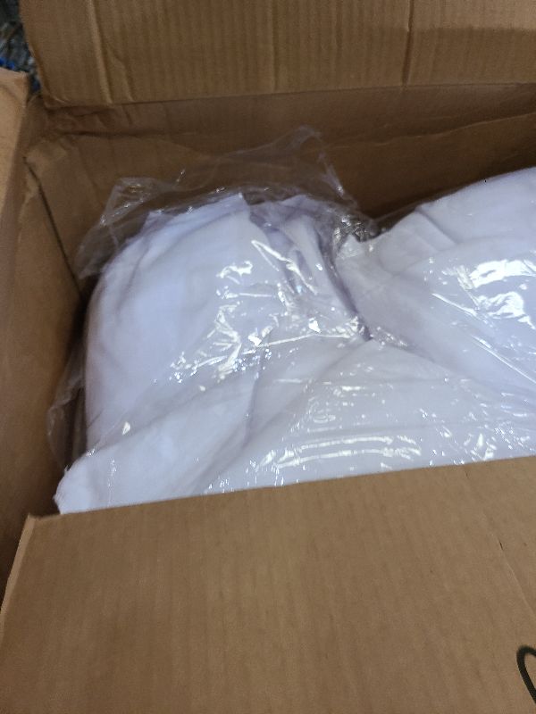 Photo 1 of 12Pack White Round Tablecloth 120 Inch Round Tablecloth Washable Polyester Round White Tablecloth Stain and Wrinkle Resistant Round Table Clothes Decorative Table Cover for Christmas Wedding Banquet