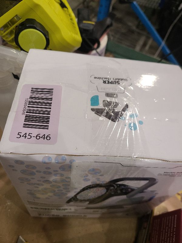 Photo 1 of 2025 Upgraded Bubble Machine with Remote Control, Automatic Rotation & RGB Lights, 1800mAh Rechargeable Battery, Type-C Charge, Bubble Maker for Kids, Weddings, Birthday Parties, Outdoor Activities