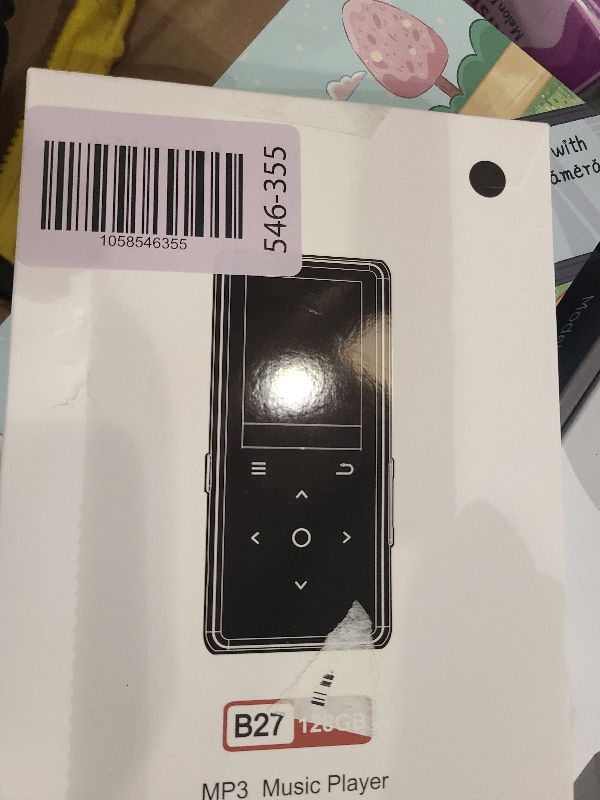 Photo 1 of 128GB MP3 Player with Bluetooth 5.2, AiMoonsa Music Player with Built-in HD Speaker, FM Radio, Voice Recorder, HiFi Sound, E-Book, Earphones Included