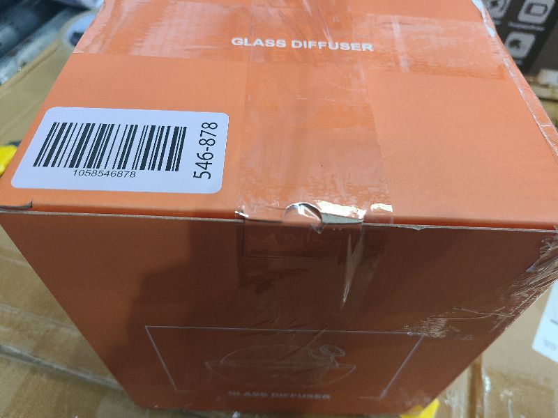 Photo 1 of 280ml Glass Essential Oil Diffuser Wood Grain Base Air Aroma Diffusers for Aromatherapy Cool Mist Humidifier with Safe Auto Shut-Off and 7 Color LED Night Lights for Home Office Room