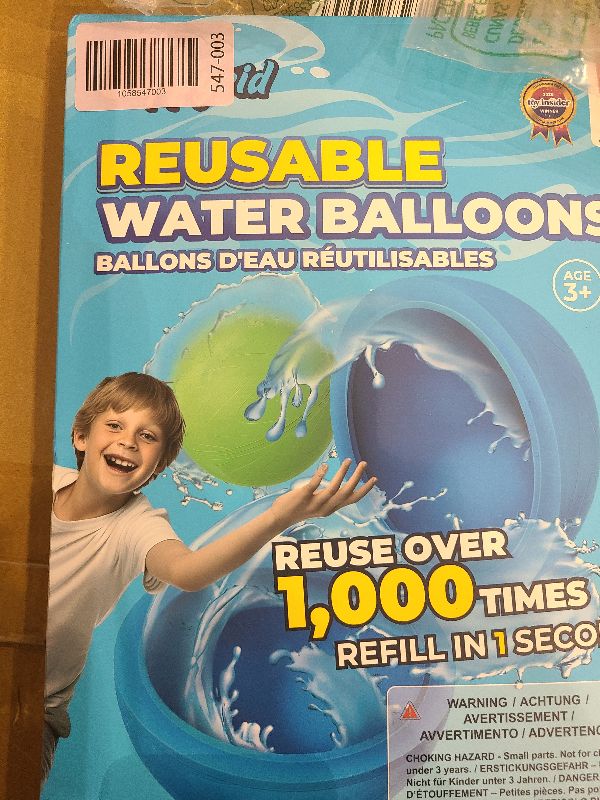 Photo 1 of 12Pcs Reusable Water Balloons, Pool Beach water Toys for Boys and Girls, Outdoor Summer Toys for Kids Ages 3-12