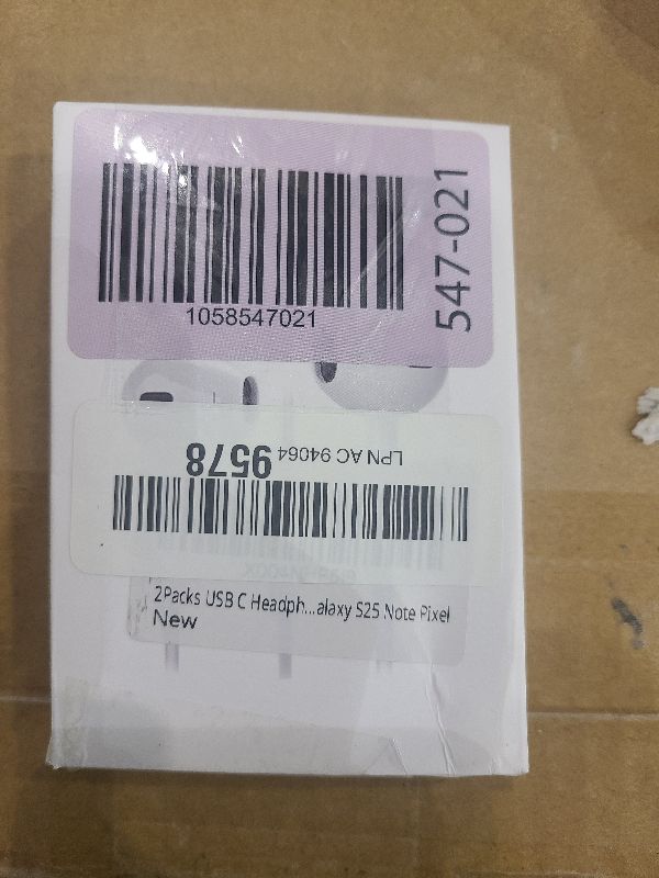 Photo 1 of 2 Pack USB C Headphones for iPhone 15, USB Type C Earbuds Wired in-Ear Earphones with Mic & Volume Control Compatible for iPhone 16 16 Pro Max,15 Pro/Pro Max, iPad Pro,Samsung Galaxy S25 USBC Device