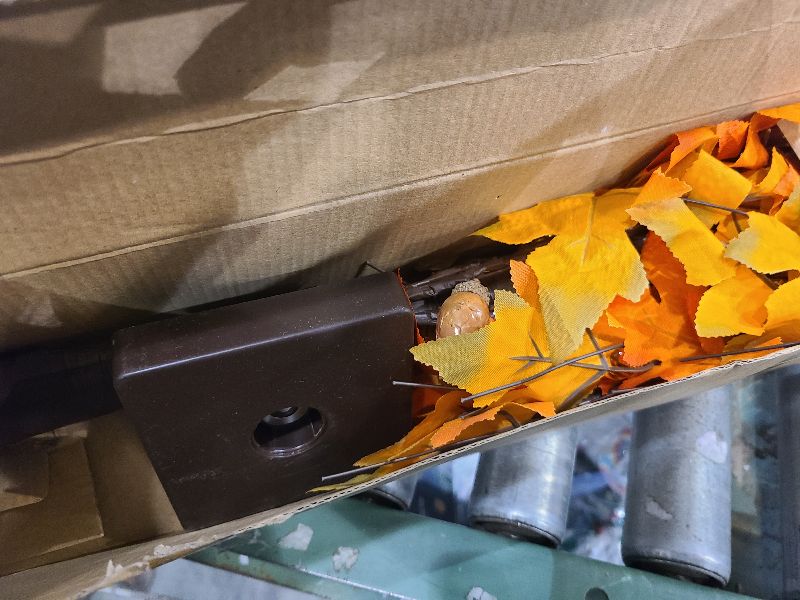 Photo 1 of 2 Pack 24 Inch Lighted Fall Tree for Fall Decorations with 48 LED Timer Battery Operated Tabletop Prelit Artificial Fall Light Up Tree for Home Indoor Outdoor Autumn Harvest Thanksgiving Table Decor