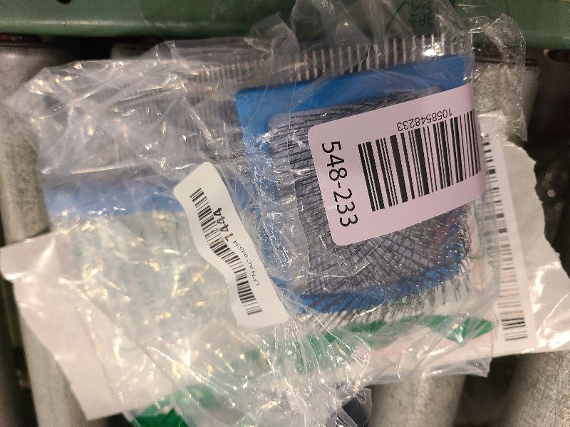 Photo 1 of 2PCS Slicker Brush for Dogs & Pet Comb,Professional Dog Grooming Brush (Goldendoodles,Poodles,Labradoodles) with Extra Long Pins to Effectively Remove Tangles, Knots and Mats (Blue)