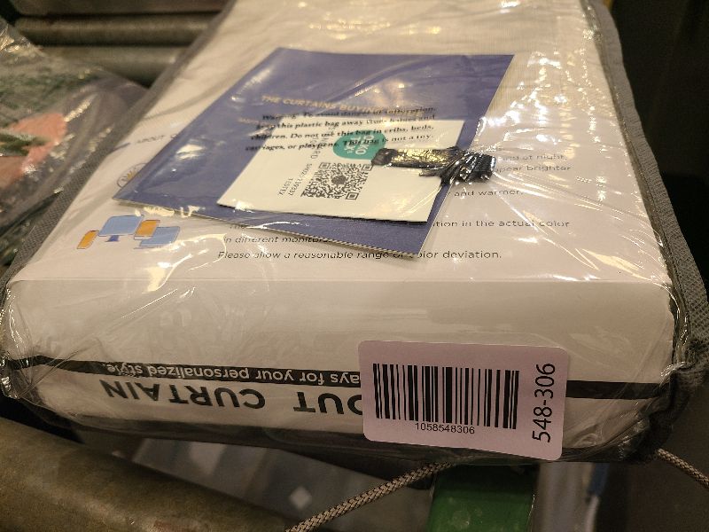 Photo 1 of 100% Blackout Shield Linen Blackout Curtains for Bedroom 96 Inches Long, Back Tab/Rod Pocket Living Room Drapes, Thermal Insulated Blackout Curtains 2 Panels Set, 50" W x 96" L,Cream