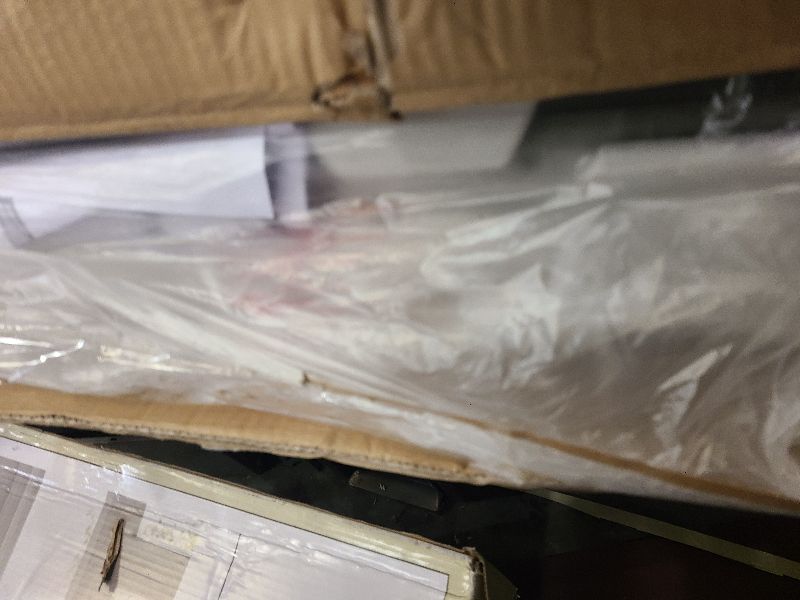 Photo 1 of 2 Pack 6 FT Folding Tables White Foldable Table, Fold-in-Half with Carrying Handle Portable Plastic Rectangular Table for Party, Dining, Wedding, Camping, Picnic, Indoor Outdoor Events