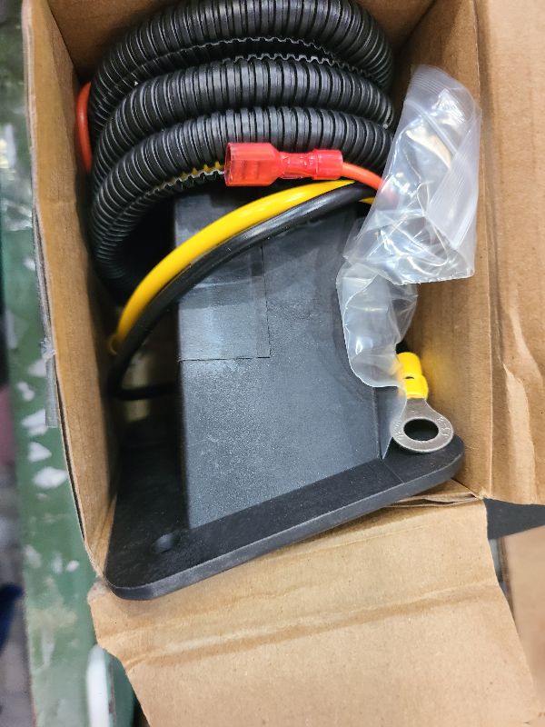 Photo 1 of 10L0L 36 Volt Powerwise Charger Receptacle for EZGO TXT & Medalist DCS/PDS Golf Cart, Receptacle with Wiring Harness, OEM# 73063-G01 73063G01