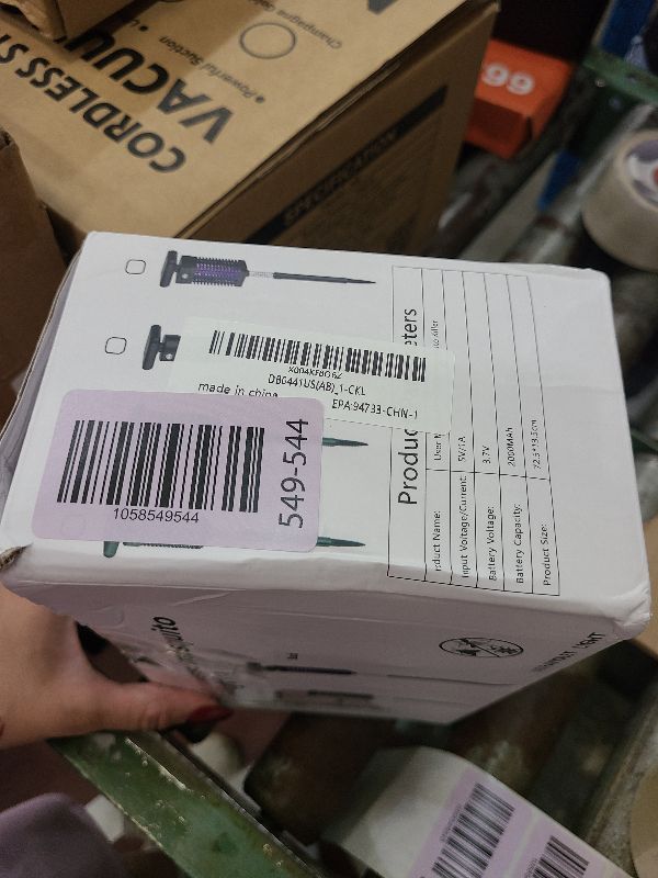 Photo 1 of 2025 Upgraded Solar Bug Zapper Outdoor, Mosquito Zapper for Bug Fly Gnat Small Flying Insect, Waterproof Mosquito Killer and Purple Light for Patio Yard Garden Pathway Insect Mosquito Repellent