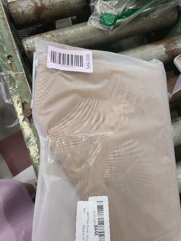 Photo 1 of 16x24 Inch Heat Press Platen Wrap Cover, Brown Non-Stick High Temperature Resistant Teflon Protector for Protecting Sublimation Heat Pressing Machine Plate from Residue, Inks, Adhesives