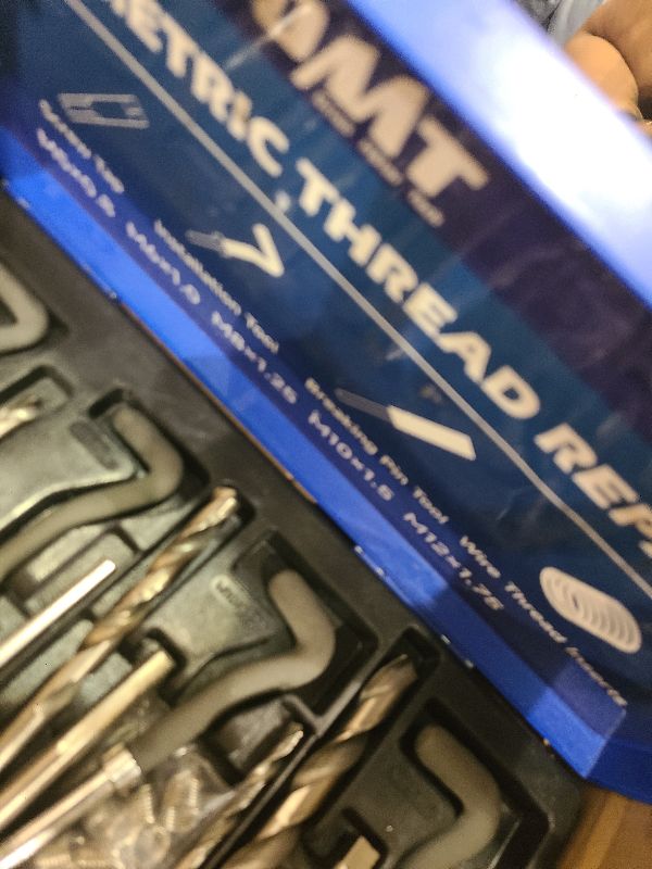 Photo 1 of Orion Motor Tech Thread Repair Kit, Metric Helicoil Repair Kit with HSS Drill Bits Thread Inserts Taps Breakoff Installation Tools, Portable Rethreading Tool Kit in M5 M6 M8 M10 M12 Sizes