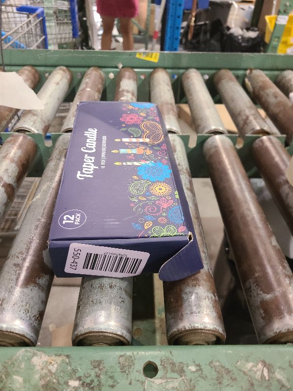 Photo 1 of 10 inch Orange Taper Candles for Home Decor, Set of 12 Unscented Dripless Candlesticks - 8 Hours Long Burning for Dinner, Wedding, Parties and Special Occasions