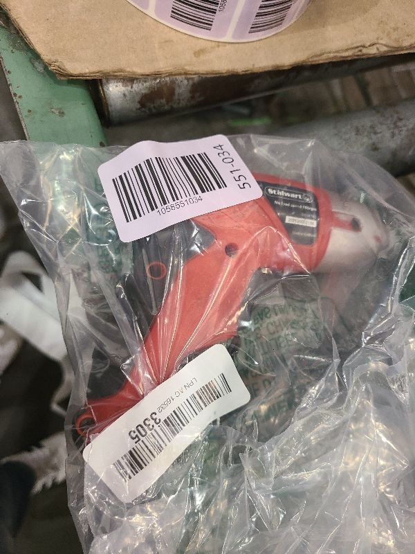 Photo 1 of 25-Piece Electric Screwdriver Set - Cordless Drill with LED Work Light, Automatic Spindle Lock, and Screw Driver Bits by Stalwart (Red)