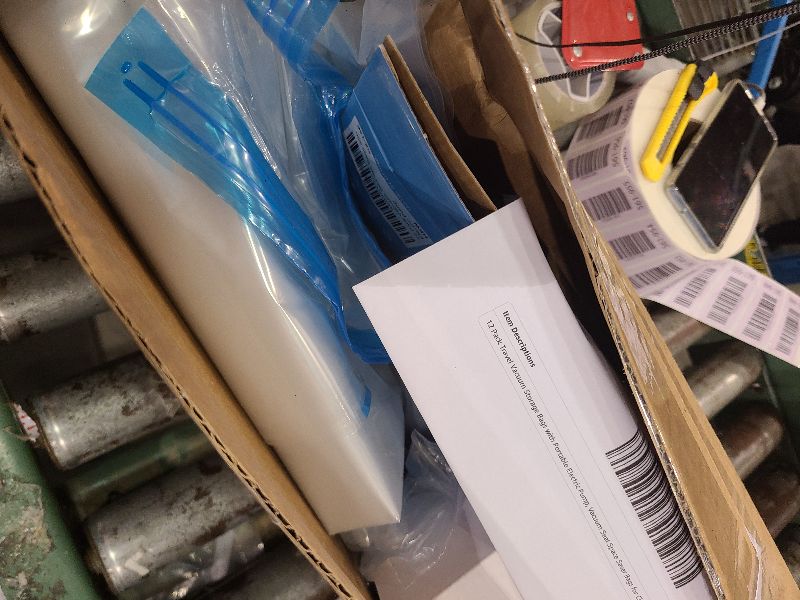 Photo 1 of 12 Pack Travel Vacuum Storage Bags with Portable Electric Pump, Vacuum Seal Space Saver Bags for Clothing, Vacuum Travel Bags for Luggage