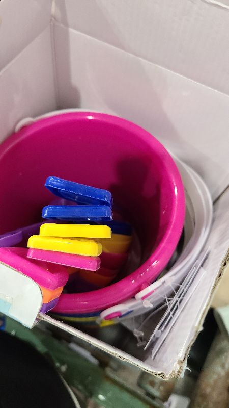 Photo 1 of 12 Sets 5.5" Sand Buckets and Shovels for Kids Bulk (12 Pack) Small Beach Bucket for Summer Outdoor Sand Toys, Party Favors, Basket Stuffers, End of Year Student Gifts from Teacher