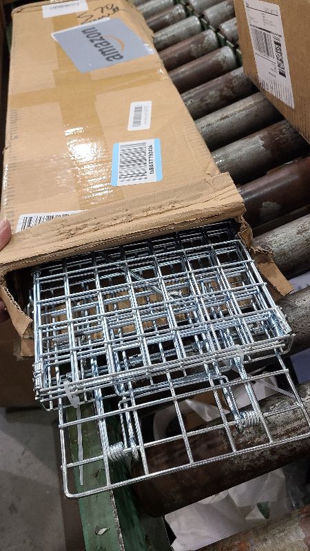 Photo 1 of 24" Live Animal Trap, Humane Animal Trap for Stray Cats up to 5.5 pounds, Raccoons, Squirrels, Skunks, Moles, Marmots, Armadillos, Rabbits, Steel Folding with Pedal Trigger