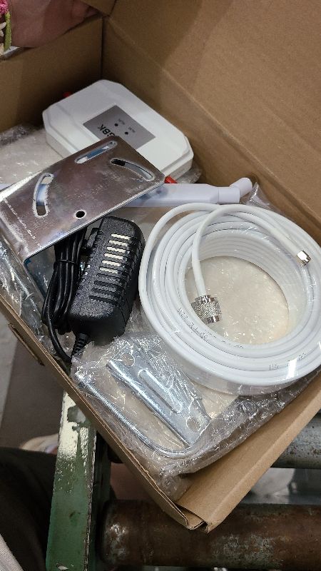 Photo 1 of 2025 Latest AT&T Cell Phone Signal Booster AT&T Signal Booster ATT Cellular Booster for 5G 4G LTE on Band 12/17 AT&T Cell Phone Booster AT&T Cell Booster ATT Signal Extender Boost Call/Data White