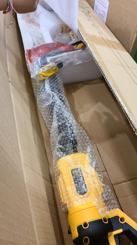 Photo 1 of 2-IN-1 Cordless 6" Pole Saw & Chainsaw Compatible with DeWALT 20V MAX* Battery, Brushless Motor, 7.1 lb Ultra-Lightweight, 14.2 FT Max Reach Extension Pole-For Tree Trimming (Battery NOT Included)