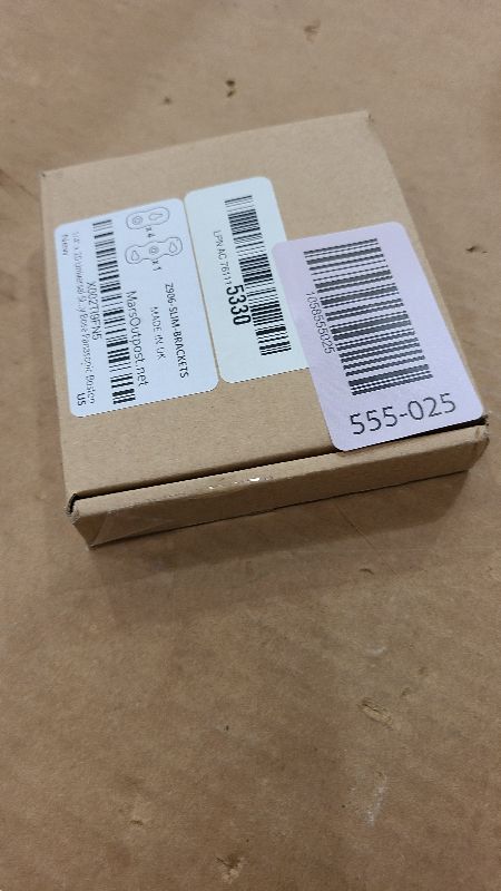 Photo 1 of 1/4" x 20 Universal Slim Wall Mount Brackets 5.1 for Surround Sound Speaker System Home Theater 3D Printed Compatible with Logitech Z906 Klipsch Monitor Audio Sony Bose Panasonic Boston