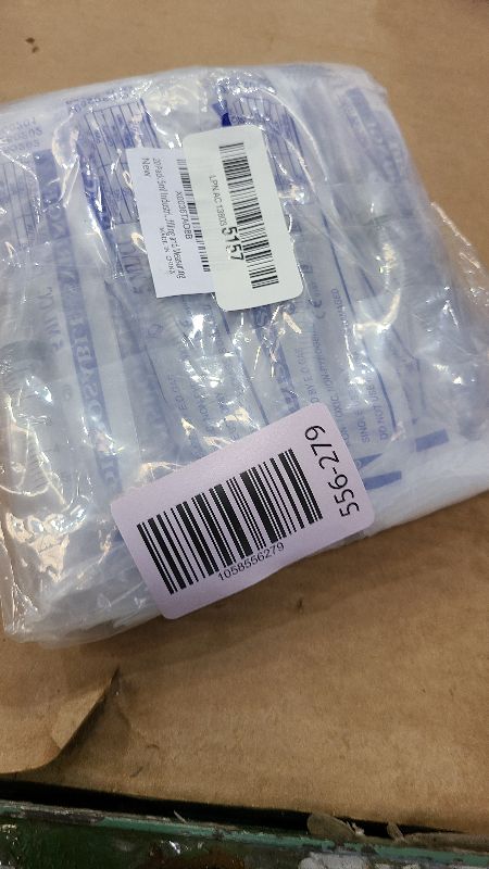 Photo 1 of 20 Pack 5ml Industrial Sterile Syringes with 22Ga 1.2 Inch, Plastic Disposable Syringe for Scientific Labs, Liquids Refilling and Measuring