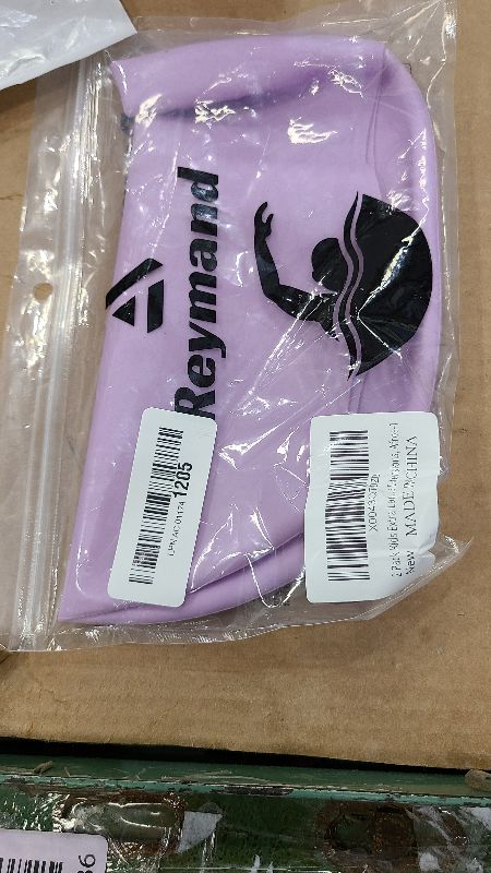 Photo 1 of 2 Pack Kids Extra Large Swim Cap for Long Thick Hair, Waterproof Silicone Swimming Cap for Toddler Child Youth Girls Boys, Durable Swim Hats Bathing Caps for Braids, Dreadlocks, Extensions, Afros-1