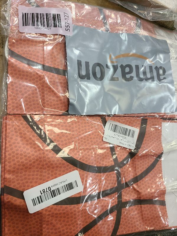 Photo 1 of 16 Pcs Basketball Gift Bags with Handles - Perfect for Birthday Parties & Candy Treats