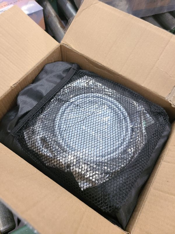 Photo 1 of 17.7''x 13.5''x 13.7" Travel Litter Box for Cats, Collapsible Cat Litter Box with Lid, Portable Cat Box with Zipper & Hard Bottom, Leak-Proof Kitty Litter Pan for Car Hotel Airplane, Water-Resistant