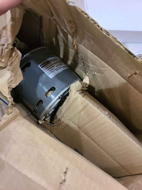 Photo 1 of [D1092 OEM Mania] D1092 Produced by FASCO Motor (1468-3069, 7184-0156, 7184-0432) Replacement for Coleman Mach AC Motor with a Capacitor - 1/3 HP, 115 Volts, 1675 RPM, 2 Speed, 3.4 Amps, Double Shaft