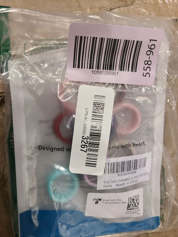 Photo 1 of 12 Pack Ring Cover Compatible with Oura Ring Gen 4/4 Ceramic, Oura Ring Gen 3 Horizon/Heritage, Surport Charging with Cover on, Anti-Scratch Elastic Silicone Ring Protector for Men Women Working Out