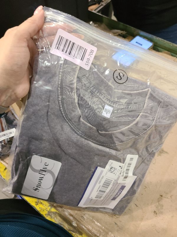 Photo 1 of 3 Pack Womens Washed Vintage Oversized T-Shirt Casual Baggy Streetwear Boyfriend Tee Workout Short Sleeve Cotton Tops(W-BGCFGY,s)