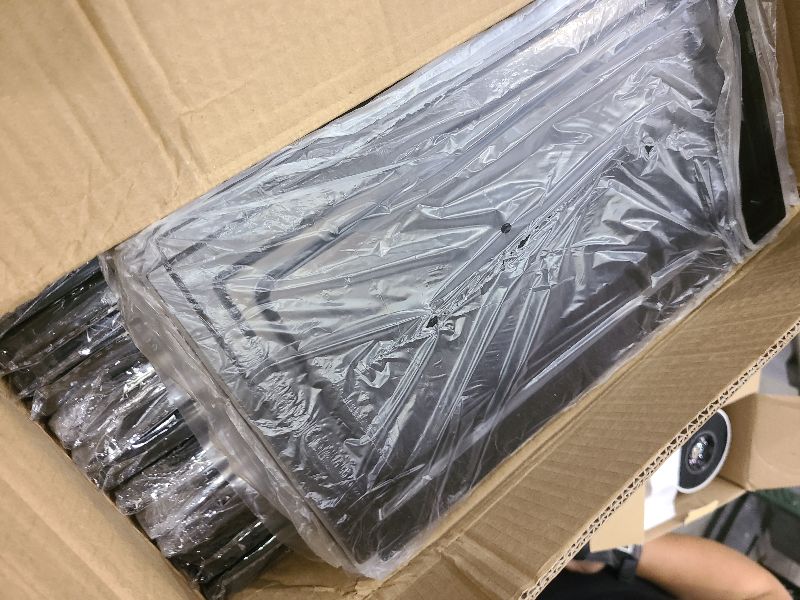 Photo 1 of Attelite Upgrade 12pack Shoe Box Storage Containers,Thicken Sturdy Clear Stackable Plastic Shoe Organizer Box with Magnetic Door, Drop Front Shoe Box Sneakers X-Large