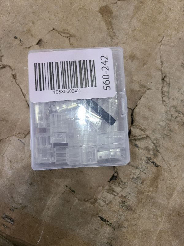 Photo 1 of 2 Pin 10 mm LED Strip Connectors RGB LED Light Strip Connectors with Screwdriver Waterproof LED Adapter Connectors for Strip Light Unwired Gapless Track Connector 5V 12V 24V