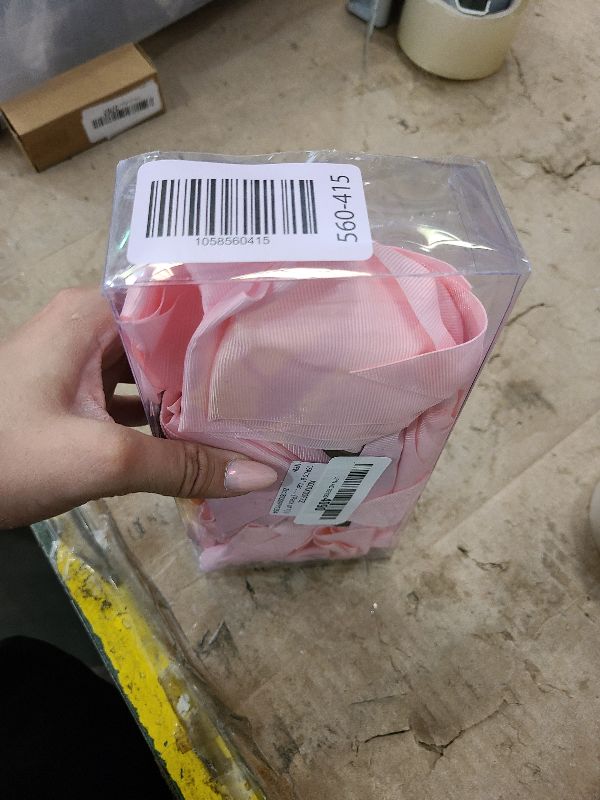 Photo 1 of 16PCS 8" Large Cheer Hair Bows Ponytail Holder Elastic Band Handmade for Cheerleading Teen Girls College Sports (Pink, 1 Count (Pack of 16))