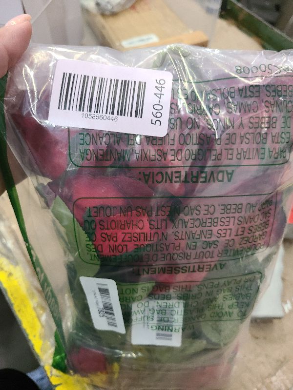 Photo 1 of 12 PCS Artificial Flowers Roses Silk Flowers Fake Long Stem Artificial Roses for Home Wedding Bathroom Kitchen Decorations (Gradient Burgundy)