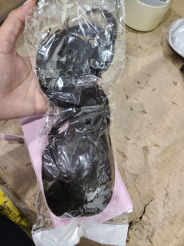 Photo 1 of 12 Inch Short Ponytail Extension - Soft Curly Pony Tails Hair Extensions, Claw Clip Ponytail Extension, Natural Short Hair Extensions Ponytail, Synthetic Hair Pieces for Women (Color: Black Brown)