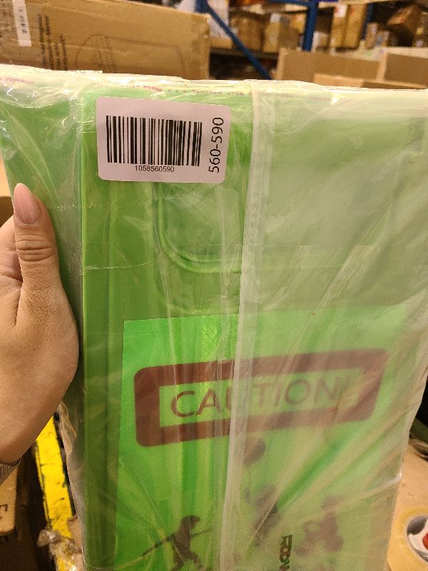 Photo 1 of 2 Pieces Reflective Kids Playing Sign for Street Slow Down Kids at Play Sign Double Sided 24 Inch Portable Handle Children at Play Warning Board Safety Signs Neighborhood School Park Sidewalk (Green)