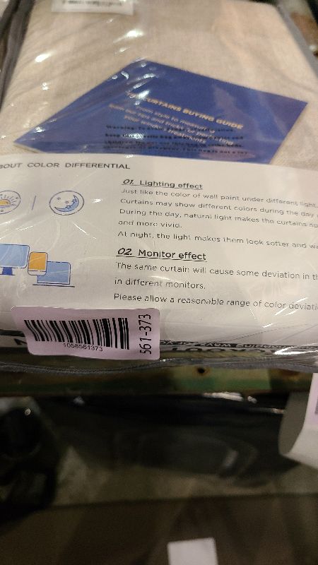 Photo 1 of 100% Blackout Shield Linen Blackout Curtains for Bedroom 84 Inches Long, Back Tab/Rod Pocket Living Room Drapes, Thermal Insulated Blackout Curtains 2 Panels Set, 50" W x 84" L, Oatmeal
