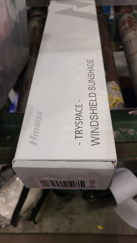 Photo 1 of [2025 Upgrade] Nmoiss Windshield Sun Shade Umbrella - [Vinyl Coating Heat Shield] Protect Car from Sun Rays & Heat Damage Keep Cool and Protect Interior, Spring Structure Edge Medium 56" L x 31" W