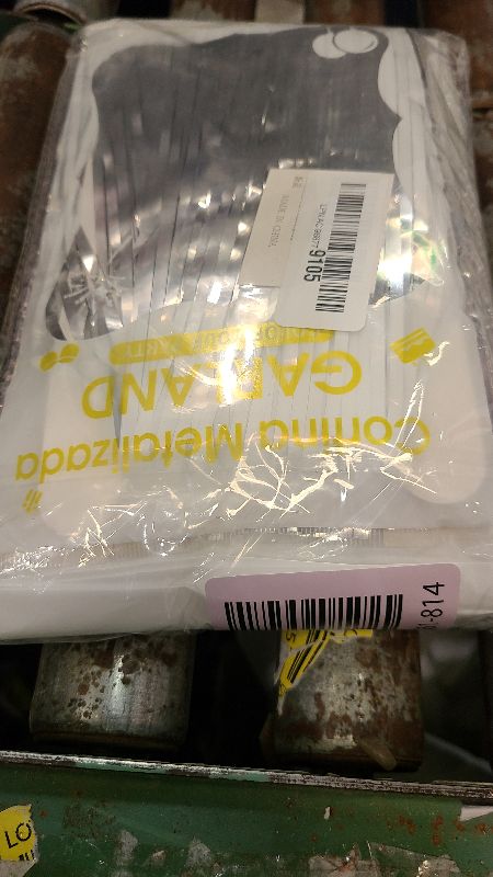 Photo 1 of 10 Pack 10 Feet Silver Foil Fringe Garland Metallic Tassle Banner Wall Hanging Tinsel Streamers Backdrop for Parade Floats, Bachelorette, Wedding, Birthday, Halloween, Christmas Party Decorations